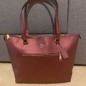 COACH Metallic Medium Tote